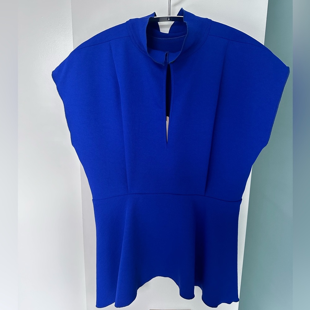 RACHEL COMEY KLEIN Mock Neck Blouse US SZ 4 NWT